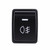 Car Fog Light 5 Pin On-Off Button Switch for Nissan Sylphy(Green Light)