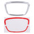 Car Auto Steering Wheel Ring Cover Trim Sticker Decoration for Audi (Silver)