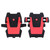 Suction Cup Couple Car Mount Holder Stand Suction Bracket with Adjustable Goose Neck for GPS & PDA & MP4, For iPhone, Samsung, Huawei, Xiaomi, HTC and Other Smartphones(Red)