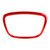 Car Auto Steering Wheel Ring Cover Trim Sticker Decoration for Audi (Red)