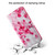 3D Coloured Drawing Pattern Horizontal Flip Leather Case with Holder & Card Slots & Wallet & Lanyard for LG K50 / Q60(Red Flower)
