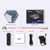 A95X F4 8K UHD Smart TV BOX Android 10.0 Media Player with Remote Control, Amlogic S905X4 Quad Core Cortex-A55 up to 2.0GHz, RAM: 4GB, ROM: 32GB, 2.4GHz/5GHz WiFi, Bluetooth, UK Plug(Metallic Blue)