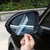 For Peugeot 408 2009-2013 Car PET Rearview Mirror Protective Window Clear Anti-fog Waterproof Rain Shield Film