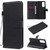 For Huawei Honor Play4 Solid Color Horizontal Flip Protective Leather Case with Holder & Card Slots & Wallet & Photo Frame & Lanyard(Black)