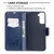 For Samsung Galaxy S21+ 5G Embossing Two Butterflies Pattern Horizontal Flip PU Leather Case with Holder & Card Slot & Wallet & Lanyard(Blue)