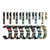 22mm For Amazfit Smart Sport Watch / Smart Sport Watch 2 / Smart Sport Watch 3 / Smart Sport Watch 2S Camouflage Silicone  Watch Band with Silver Buckle(5)