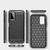 For Huawei Honor 30S Brushed Texture Carbon Fiber TPU Case(Red)