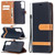 For Samsung Galaxy S21 5G Color Matching Denim Texture Horizontal Flip Leather Case with Holder & Card Slots & Wallet & Lanyard(Black)