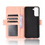 For Samsung Galaxy S21 5G Skin Feel Calf Pattern Horizontal Flip Leather Case with Holder & Card Slots & Photo Frame(Pink)