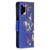 For Samsung Galaxy A32 5G Colored Drawing Pattern Horizontal Flip Leather Case with Holder & Card Slots & Wallet(Purple Butterfly)