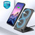 For Samsung Galaxy S21+ 5G iPAKY Thunder Series Aluminum Frame + TPU Bumper + Clear PC Shockproof Case(Black)