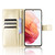 For Samsung Galaxy S21+ 5G Retro Crazy Horse Texture Horizontal Flip Leather Case with Holder & Card Slots & Photo Frame(Gold)