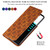 For Samsung Galaxy S21+ 5G Lucky Flowers Embossing Pattern Magnetic Horizontal Flip Leather Case with Holder & Card Slots(Wine Red)