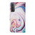 For Samsung Galaxy S21+ 5G Colored Drawing Pattern Horizontal Flip Leather Case with Holder & Card Slots & Wallet & Lanyard(Whirlpool Marble)