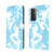 For Samsung Galaxy S21 5G Cloud Fog Pattern Horizontal Flip Leather Case with Holder & Card Slot & Wallet(Sky Blue)