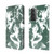 For Samsung Galaxy S21+ 5G Cloud Fog Pattern Horizontal Flip Leather Case with Holder & Card Slot & Wallet(Dark Green)