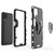For Samsung Galaxy M12 Shockproof PC + TPU Protective Case with Magnetic Ring Holder(Red)