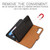 For Samsung Galaxy S21+ 5G Crazy Horse Texture Detachable Magnetic Back Cover Horizontal Flip Leather Case with Holder & Card Slots & Photo Frame & Wallet(Black)