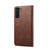 For Samsung Galaxy S21+ 5G GUSSIM Business Style Horizontal Flip Leather Case with Holder & Card Slots & Wallet(Brown)