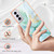 For Samsung Galaxy S21 5G Electroplating Marble Pattern Dual-side IMD TPU Shockproof Case(Green 003)