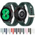 20mm Universal Colorful Hole Silicone Watch Band(Grey Black)