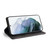 For Samsung Galaxy S21+ 5G Skin Feel Anti-theft Brush Horizontal Flip Leather Case with Holder & Card Slots & Wallet(Black)