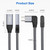 100W USB-C / Type-C Elbow Male to USB-C / Type-C Female Full-function Data Extension Cable, Cable Length:0.2m