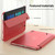 For iPad mini 6 Double-sided Matte Translucent PC Deformation Tablet Leather Case with Holder & Sleep / Wake-up Function(Red)