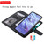 For Huawei Honor 10i Solid Color Horizontal Flip Protective Case with Holder & Card Slots & Wallet & Photo Frame & Lanyard(Blue)