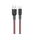 hoco X69 Type-C / USB-C Jaeger Charging Data Cable, Length: 1m(Black Red)