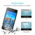 50 PCS 0.26mm 9H 2.5D Tempered Glass Film For Tecno W1