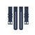 For Garmin Silicone Smart Watch Watch Band, Size:22mm Universal(Blue)