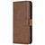 For Huawei Honor 8X Solid Color Horizontal Flip Protective Case with Holder & Card Slots & Wallet & Photo Frame & Lanyard(Brown)