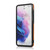 For Samsung Galaxy S21+ 5G Calf Texture Magnetic Card Bag PU Phone Case(Brown)