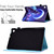 For Lenovo Tab M10 Plus Sewing Pen Slot Leather Tablet Case(Night Wolf) For Lenovo Tab M10 Plus Sewing Pen Slot Leather Tablet Case(Night Wolf)