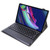 AM17 TPU Detachable Bluetooth Keyboard Leather Case with Bracket For Lenovo Xiaoxin Pad Pro 12.6 inch TB-Q706F(Black)