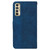 For Tecno Camon 17P Geometric Embossed Leather Phone Case(Blue)