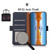 For Motorola Moto G22 KHAZNEH Side-Magnetic Litchi Genuine Leather RFID Phone Case(Blue)