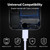 USB to USB-C / Type-C Copper Core Charging Cable, Cable Length:1m(Black)