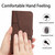 For Tecno Camon 17P Stitching Calf Texture Buckle Leather Phone Case(Brown)