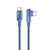 hoco U108 100W USB-C / Type-C to USB-C / Type-C PD Charging Data Cable, Cable Length:2m(Blue)