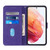 For Samsung Galaxy S21 5G Crossbody 3D Embossed Flip Leather Phone Case(Purple)