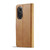 For Honor 50 SE LC.IMEEKE Calf Texture Leather Phone Case(Brown)