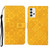 For Samsung Galaxy A32 5G Ethnic Style Embossed Pattern Leather Phone Case(Yellow)