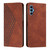 For Tecno Spark 8P Diamond Splicing Skin Feel Magnetic Leather Phone Case(Brown)