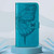 For Tecno Spark Go 2022 Embossed Butterfly Leather Phone Case(Blue)