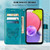 For Tecno Spark Go 2022 Embossed Butterfly Leather Phone Case(Blue)