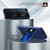 For Samsung Galaxy S21 5G Magnetic Wallet Card Bag Leather Phone Case(Navy Blue)