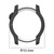 For Garmin Fenix 7X TPU Half-pack Hollowed Electroplating Watch Case(Black)