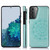 For Samsung Galaxy S21+ 5G Double Buckle Mandala PU+TPU Phone Case(Green)
